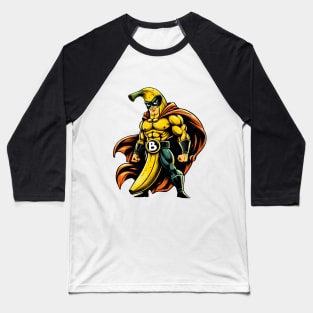 Banana Superhero Baseball T-Shirt